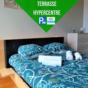  Appartement La Dolce Vita -t2 52m2- Dernier étage- Terrasse-parking-wifi Fibre